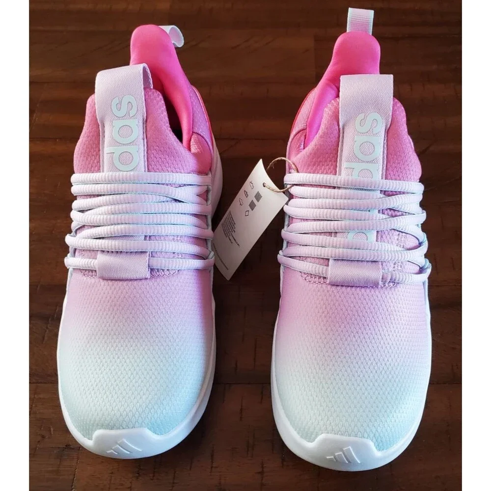 NIB Girl's Adidas Lite Racer Adapt 7.0 Slip-on Sneakers - Size 5